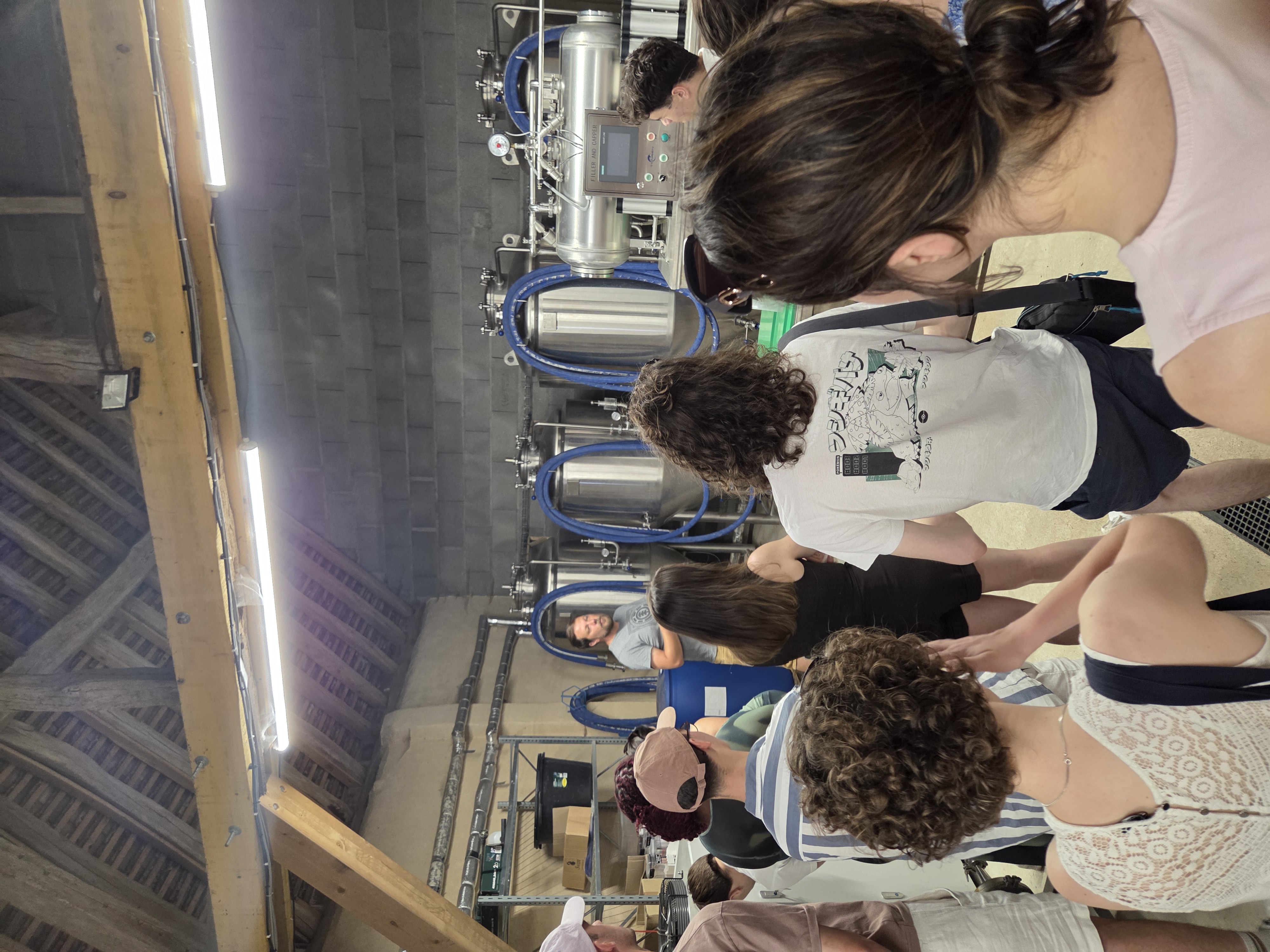 Visite d’une brasserie artisanale par les alternants de la Licence MACAT
