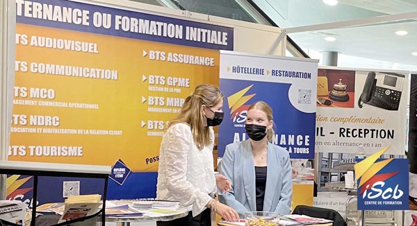 RDV sur le stand de l ISCB au VINCI samedi 13 novembre de 9h30 à 17h entree gratuite pour decouvrir nos formations en alternance post bac en 1 ou 2 ans dans de nombreux secteurs