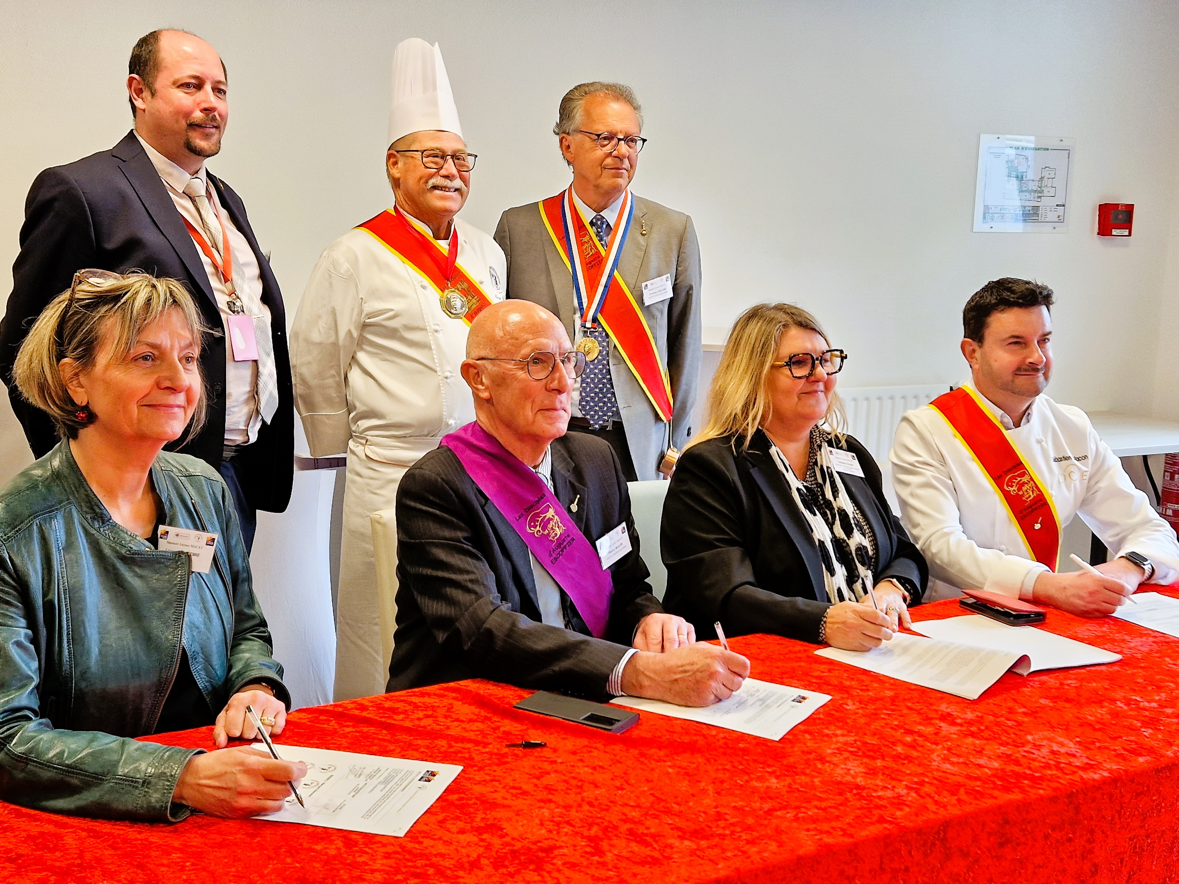 Lancement officiel de la Licence MACAT, signature de la convention avec l’Université de Cergy et l’Institut des Disciples Escoffier 