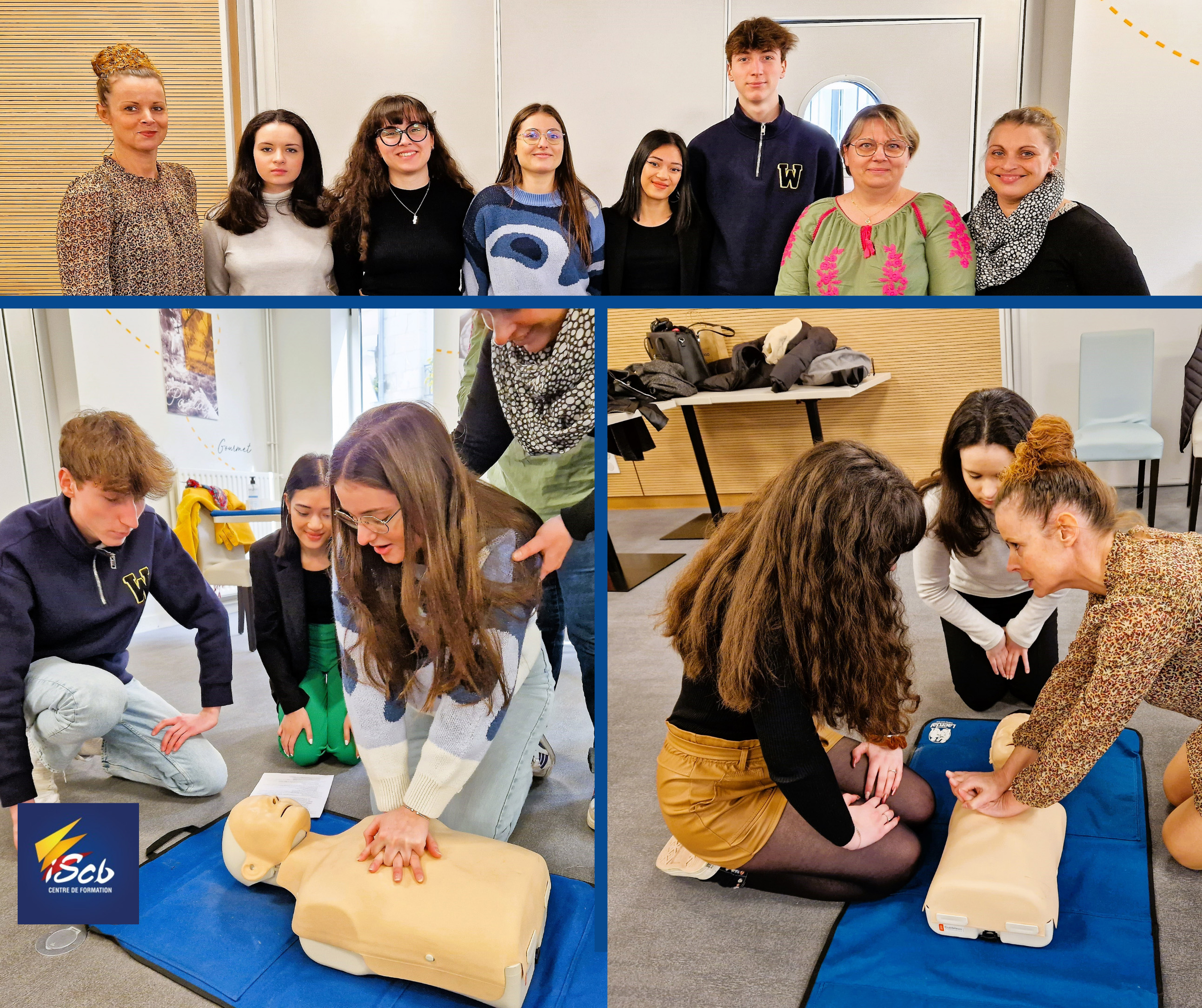 Initiation aux gestes des premiers secours pour les alternants de la Mention Complémentaire «Accueil Réception»
