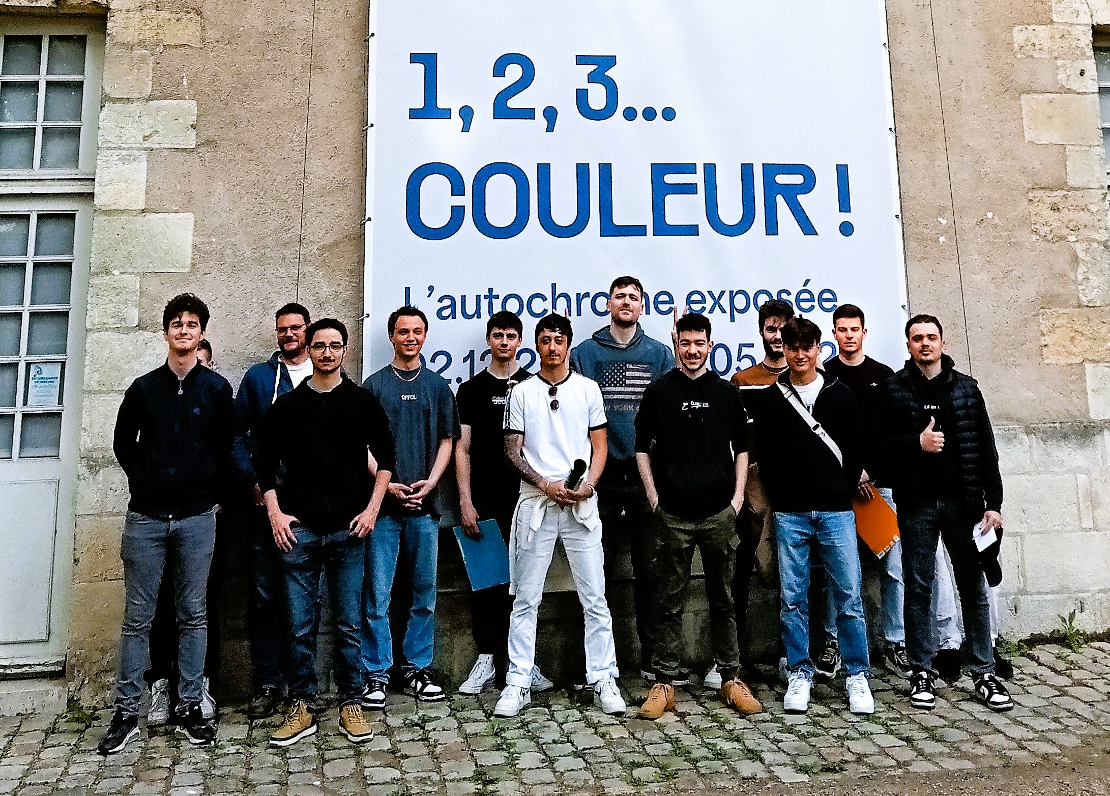 sortie au Château de Tours pour l’expo photo 1, 2, 3 couleur