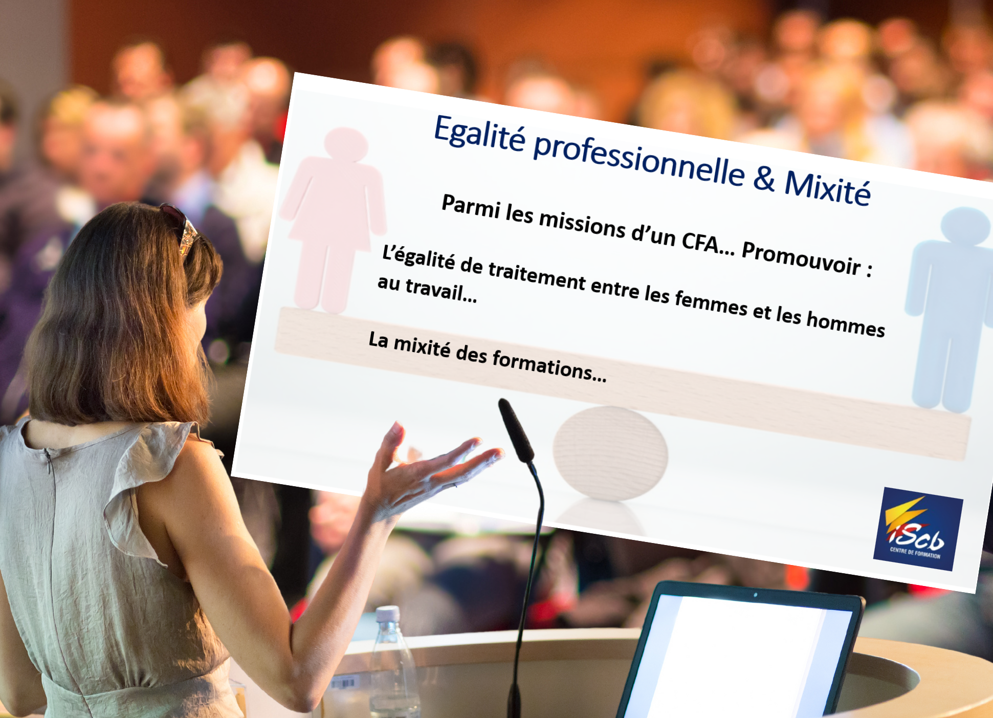 Le mercredi 31 janvier dernier, le Pôle d'Enseignement Supérieur / CFA ISCB a participé à la soirée d’information organisée par le Lycée professionnel