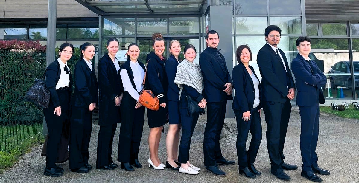 Les alternants en 2ème année de BTS des Métiers de l’Hôtellerie-Restauration ont visité la Résidence Henry Dunant située à Tours…