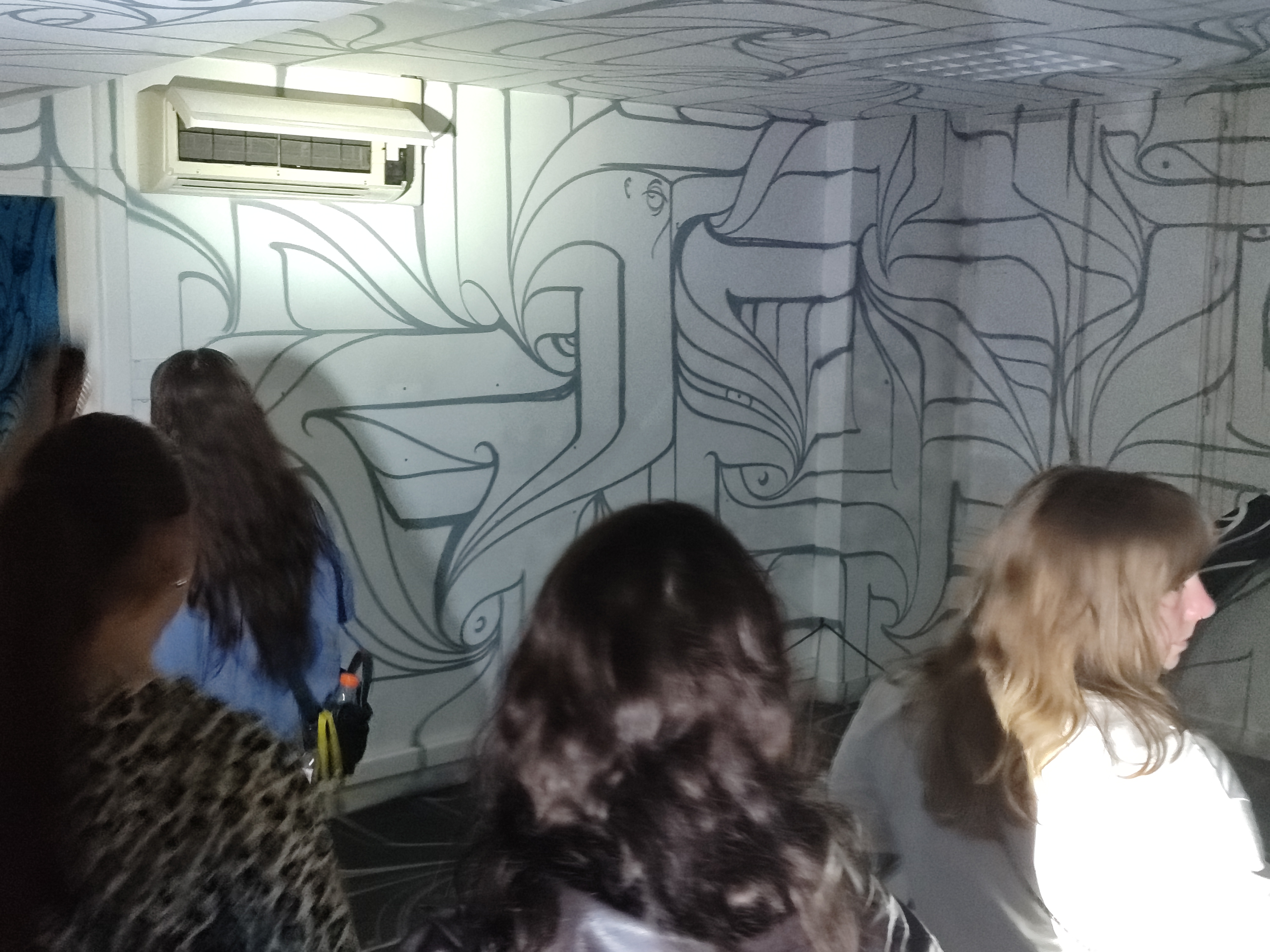 Les BTS communication 1ère année à la Clinique du Street Art à Tours…