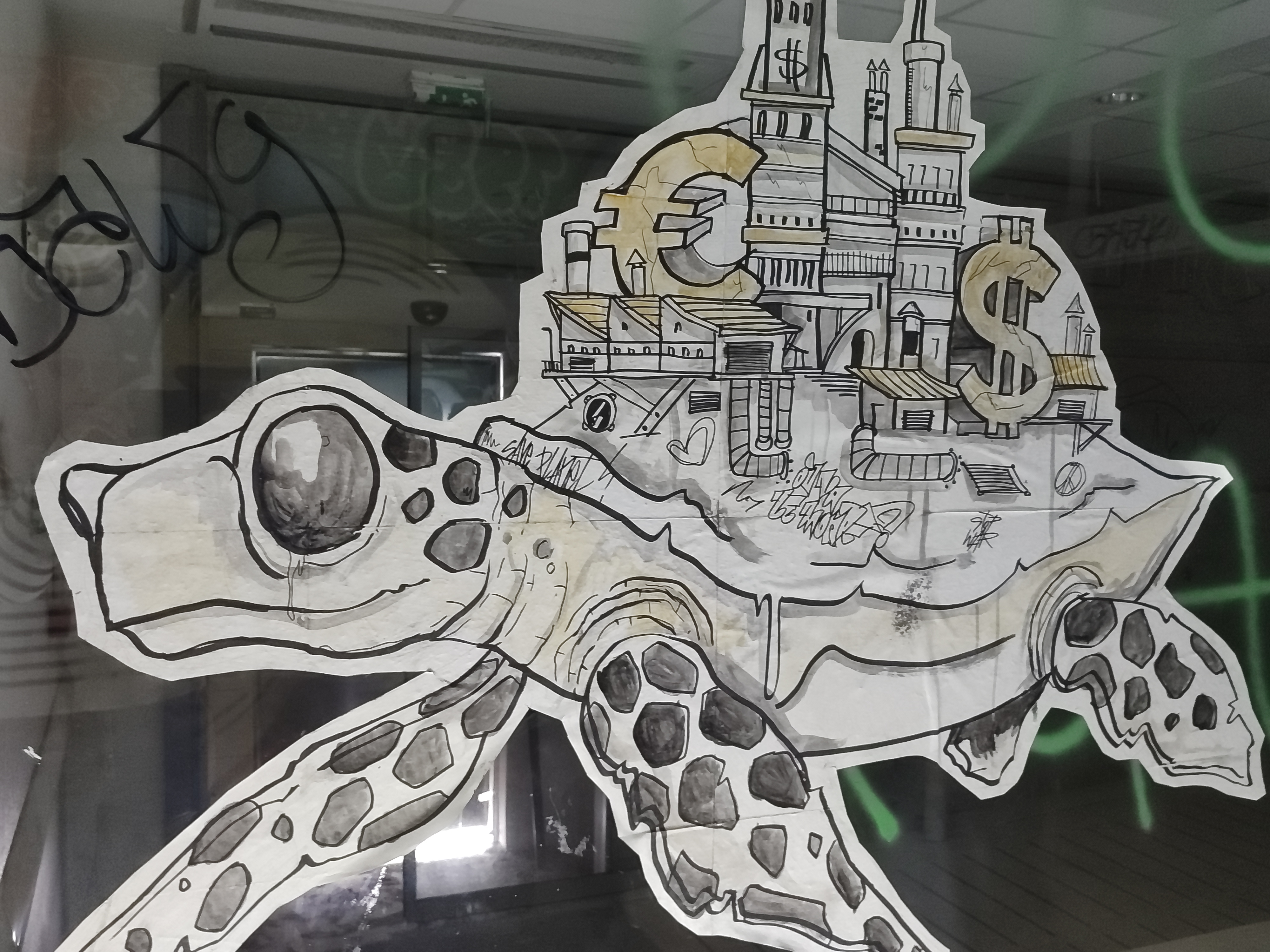 Les BTS communication 1ère année à la Clinique du Street Art à Tours…